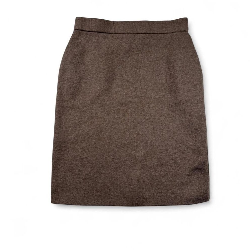 J. Jill Women’s Brown Wool Midi Skirt XS Petite